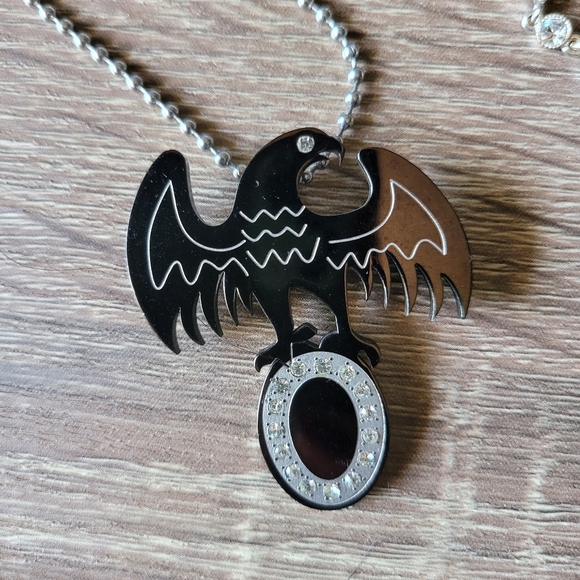 2/$8 • Rhinestone Bird Necklace - Picture 2 of 7